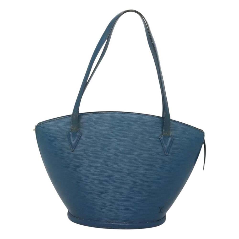 Louis Vuitton Epi Saint Jacques Shopping Shoulder Bag Blue
